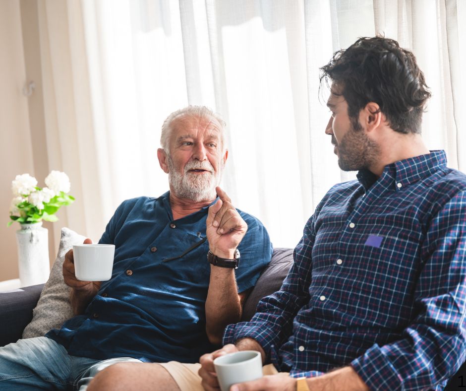 talk with elderly parents